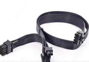 PCIe 8Pin to 2x8Pin (6+2Pin) GPU Cable 60+20CM 18AWG For Cooler Master V550 V650 V750 V850 V1000 V2 Series Gold Fully Modular PCIe 8Pin to 2x8Pin (6+2Pin) GPU Cable 60+20CM 18AWG For Cooler Master V550 V650 V750 V850 V1000 V2 Series Gold Fully Modular