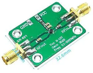 RF wideband amplifier, low-noise amplifier with medium power LNA (gain range: 0.1 - 2000 MHz, 30 dB) RF wideband amplifier, low-noise amplifier with medium power LNA (gain range: 0.1 - 2000 MHz, 30 dB)