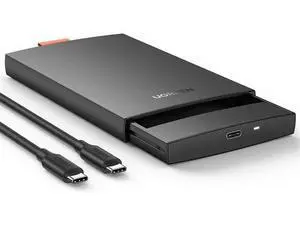 USB C Hard Drive Enclosure for 2.5 Inch SATA HDD SSD External Hard Drive Disk Type C 3.1 Gen 2 to SATA Adapter, Compatible with WD, Toshiba, Samsung, MacBook Pro, 6Gbps High-Speed, UASP USB C Hard Drive Enclosure for 2.5 Inch SATA HDD SSD External Hard Drive Disk Type C 3.1 Gen 2 to SATA Adapter, Compatible with WD, Toshiba, Samsung, MacBook Pro, 6Gbps High-Speed, UASP