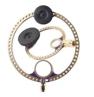 2 pieces of doughnut-shaped UV UHF + VHF FM mini high-frequency ring antenna small ring antenna set 2 pieces of doughnut-shaped UV UHF + VHF FM mini high-frequency ring antenna small ring antenna set