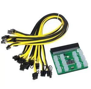 12 sets of 6P+2P power cables, server power conversion board, 6-pin adapter card, public graphics card power cable 60cm 12 sets of 6P+2P power cables, server power conversion board, 6-pin adapter card, public graphics card power cable 60cm