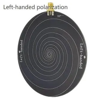 High-frequency RFID 0.51 - 10GHz ultra-wideband circularly polarized antenna, equiangular helical antenna, left-handed and right-handed circular polarization High-frequency RFID 0.51 - 10GHz ultra-wideband circularly polarized antenna, equiangular helical antenna, left-handed and right-handed circular polarization