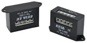 Rectifier ECIA Typ U400, U230 motor brake holding rectifier module, rectifier power supply U 230/1A Rectifier ECIA Typ U400, U230 motor brake holding rectifier module, rectifier power supply U 230/1A