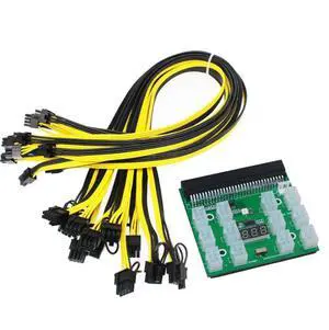 12 sets of 6P+2P power cables, server power conversion board, 6-pin adapter card, public display card power cable 60cm 12 sets of 6P+2P power cables, server power conversion board, 6-pin adapter card, public display card power cable 60cm