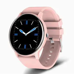 ZL02 Bluetooth music heart rate blood pressure oxygen saturation sleep multi-exercise voice assistant smart sports watch Pink tape ZL02 Bluetooth music heart rate blood pressure oxygen saturation sleep multi-exercise voice assistant smart sports watch Pink tape