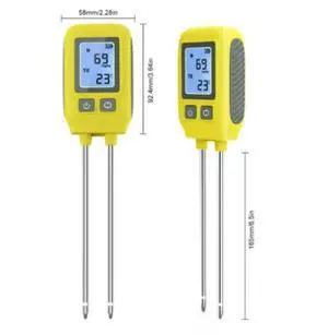 Soil Nitrogen, Phosphorus and Potassium Analyzer - Digital Display - Four-in-One Fertility, Organic Matter, Trace Element and Fertilizer Content Tester Soil Nitrogen, Phosphorus and Potassium Analyzer - Digital Display - Four-in-One Fertility, Organic Matter, Trace Element and Fertilizer Content Tester