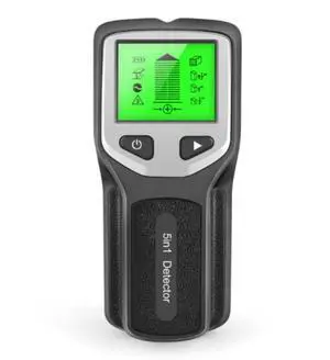 New 5-in-1 Wall Detector - Stud and Column Detector Measuring Instrument - Wall Metal Detector Silver New 5-in-1 Wall Detector - Stud and Column Detector Measuring Instrument - Wall Metal Detector Silver