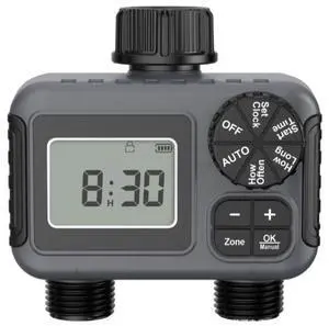 Irrigation Flower Watering Device - Dual-Way Wi-Fi Smart Timer Adjustable Split-Control for Courtyard and Garden - IP55 Watering for Plants Irrigation Flower Watering Device - Dual-Way Wi-Fi Smart Timer Adjustable Split-Control for Courtyard and Garden - IP55 Watering for Plants