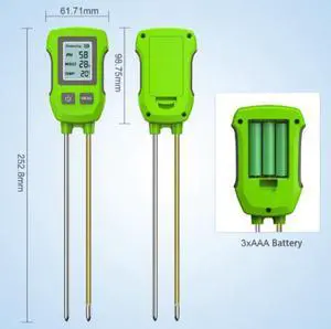 New digital three-in-one soil tester for pH/temperature/humidity - Soil testing instrument for orchard and pot planting in gardens New digital three-in-one soil tester for pH/temperature/humidity - Soil testing instrument for orchard and pot planting in gardens