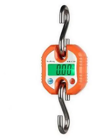 Portable high-precision electronic scale, hunting scale, mini hanging scale, pig and sheep scale, hanging scale, electronic hook scale, 150kg orange Portable high-precision electronic scale, hunting scale, mini hanging scale, pig and sheep scale, hanging scale, electronic hook scale, 150kg orange