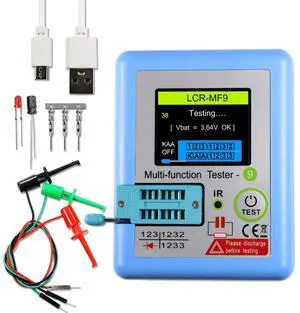 LCR-MF9 Multi-function Color Screen Display Transistor Tester LCR-MF9 Multi-function Color Screen Display Transistor Tester