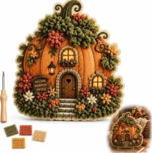 Whimsical Village 3D Fabric Poke Art Kit - A delightful 3D fabric poke art kit for kids. Whimsical Village 3D Fabric Poke Art Kit - A delightful 3D fabric poke art kit for kids.