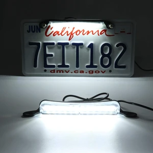 Luz LED para matrícula, montaje extremadamente brillante para remolque, UTV, ATV, camión, RV, barco, xenón blanco (6000 K) Luz LED para matrícula, montaje extremadamente brillante para remolque, UTV, ATV, camión, RV, barco, xenón blanco (6000 K)