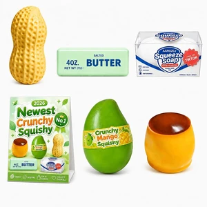 Crunchy Squishy Slow Rise Squeeze Stress Ball 5PCS ASMR Filled Moldable Toy
Butter, Mango, Peanut, Soap, Pudding Styles, Stress Stick Rebound, Calming Desk Decor, Party Favor for Adults Crunchy Squishy Slow Rise Squeeze Stress Ball 5PCS ASMR Filled Moldable Toy
Butter, Mango, Peanut, Soap, Pudding Styles, Stress Stick Rebound, Calming Desk Decor, Party Favor for Adults