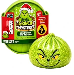 Grinch Christmas Edition Green-Haired Monster Green-Thumb Baozi Stress-Relieving Squeezing Fun Gift Blind Box Creative Simulation Ventilation Play Set Grinch Christmas Edition Green-Haired Monster Green-Thumb Baozi Stress-Relieving Squeezing Fun Gift Blind Box Creative Simulation Ventilation Play Set