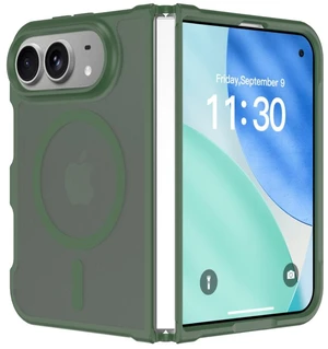Applicable to iPhone 18FOLD magnetic phone case, Apple 18fold left-right folding phone case, anti-drop function green Applicable to iPhone 18FOLD magnetic phone case, Apple 18fold left-right folding phone case, anti-drop function green