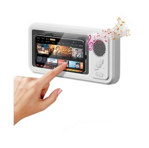 Bathroom waterproof phone case, Bluetooth speaker, audio system, bathing, watching TV, phone holder, touchscreen Bathroom waterproof phone case, Bluetooth speaker, audio system, bathing, watching TV, phone holder, touchscreen