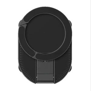 Magnetic ring holder with folding back cover and rotatable three-in-one suction cup type magnetic holder for mobile phone stand Magnetic ring holder with folding back cover and rotatable three-in-one suction cup type magnetic holder for mobile phone stand