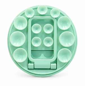 Silicone suction cup adhesive mobile phone stand, metal support frame with hardware, cross-border new model green Silicone suction cup adhesive mobile phone stand, metal support frame with hardware, cross-border new model green