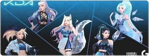 Large Gaming Mouse Pad for Kda Akali Ahri Kaisa Evelynn, Extended Long Desk Pad 11.8"X31.5" League of Legends Mousepad Non-Slip Rubber Stitched Edges Keyboard Pad for Computers Laptop Large Gaming Mouse Pad for Kda Akali Ahri Kaisa Evelynn, Extended Long Desk Pad 11.8"X31.5" League of Legends Mousepad Non-Slip Rubber Stitched Edges Keyboard Pad for Computers Laptop