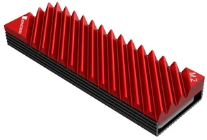 M.2-3 Red Gray Computer Solid State Drive Heat Sink M.2 2280 Passive Cooler M.2-3 Red Gray Computer Solid State Drive Heat Sink M.2 2280 Passive Cooler