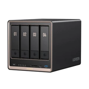 UGREEN NASync DXP4800 GT 4-bay NAS, AMD Ryzen Embedded R2514, Dual 10GbE GbE LAN, Dual M.2 NVMe SSD Slots, Diskless UGREEN NASync DXP4800 GT 4-bay NAS, AMD Ryzen Embedded R2514, Dual 10GbE GbE LAN, Dual M.2 NVMe SSD Slots, Diskless