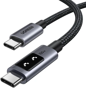 UGREEN Uno USB C Cable 100W with LED Display, Fast Charging, 6.6ft, Black | For iPhone 17/16/15, MacBook Pro/Air, iPad Pro/Air/Mini, Galaxy S26/S25/S24, Dell XPS, Pixel, Switch, and more UGREEN Uno USB C Cable 100W with LED Display, Fast Charging, 6.6ft, Black | For iPhone 17/16/15, MacBook Pro/Air, iPad Pro/Air/Mini, Galaxy S26/S25/S24, Dell XPS, Pixel, Switch, and more