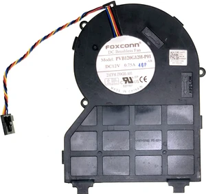 Ventilador de refrigeración de CPU para Dell OptiPlex 790 390 990, Foxconn PVB120G12H-P01 J50GH-A00 J50GH 0J50GH, DC12V 0.75A Ventilador de chasis pequeño de 4 alambres/5 pines SFF, garantía de 1 año Ventilador de refrigeración de CPU para Dell OptiPlex 790 390 990, Foxconn PVB120G12H-P01 J50GH-A00 J50GH 0J50GH, DC12V 0.75A Ventilador de chasis pequeño de 4 alambres/5 pines SFF, garantía de 1 año