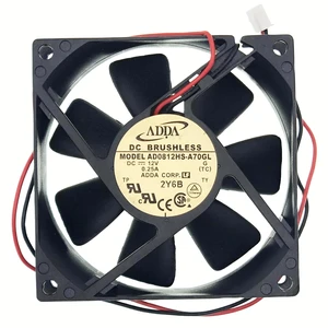 para ADDA AD0812HS-A70GL Ventilador de enfriamiento, DC12V 0.25A 8025 Chasis Fuente de Alimentación Ventilador 3.150x3.150x0.984 in para ADDA AD0812HS-A70GL Ventilador de enfriamiento, DC12V 0.25A 8025 Chasis Fuente de Alimentación Ventilador 3.150x3.150x0.984 in