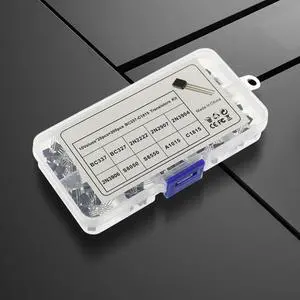 200PCS Transistor Assortment 10 Values TO-92 PNP NPN BC327 BC337 2N2222 2N2907 2N3904 2N3906 S8050 S8550 A1015 C1815 200PCS Transistor Assortment 10 Values TO-92 PNP NPN BC327 BC337 2N2222 2N2907 2N3904 2N3906 S8050 S8550 A1015 C1815