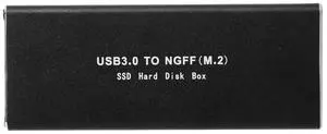M.2 to USB 3.0 6Gbps SSD External Enclosure Converter Adapter Case M.2 to USB 3.0 6Gbps SSD External Enclosure Converter Adapter Case