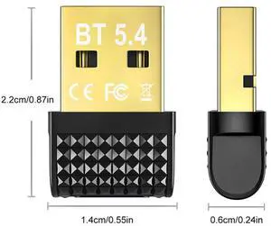BT 5.4 Adapter USB BT 5.3 Dongle BT Transmitter Receiver for PC Mouse Keyboard Headphones Speakers BT 5.4 Adapter USB BT 5.3 Dongle BT Transmitter Receiver for PC Mouse Keyboard Headphones Speakers