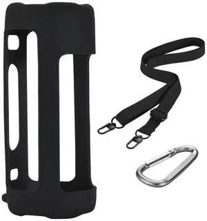 Anti-Slip Protective Cover with Carabiner & Adjustable Shoulder Strap Cover Compatible with JBL Grip Speaker Anti-Slip Protective Cover with Carabiner & Adjustable Shoulder Strap Cover Compatible with JBL Grip Speaker