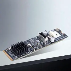 M2 PCIE NVME To TYPE E Expansion Card Riser ASM3242 Chipset M2 M Key PCIe To USB3.2 Front Panel Expansion Card for Desktop PC M2 PCIE NVME To TYPE E Expansion Card Riser ASM3242 Chipset M2 M Key PCIe To USB3.2 Front Panel Expansion Card for Desktop PC