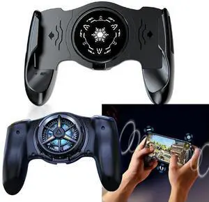 Mobile Gaming Controller with Cooling Fan Type-C Phone Controller Joystick Mobile Joystick Controller for Android iOS Switch PC Mobile Gaming Controller with Cooling Fan Type-C Phone Controller Joystick Mobile Joystick Controller for Android iOS Switch PC
