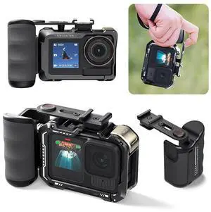 ABS Plastic Camera Grip with Shutter Button Handle Grip Street Photography Handle for Ace Pro 2 for Action 5 Pro ABS Plastic Camera Grip with Shutter Button Handle Grip Street Photography Handle for Ace Pro 2 for Action 5 Pro