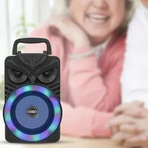 HiFi Stereo Subwoofer Bluetooth-Compatible Support TF Card Loudspeaker RGB Light FM Radio Aux Speaker HiFi Stereo Subwoofer Bluetooth-Compatible Support TF Card Loudspeaker RGB Light FM Radio Aux Speaker