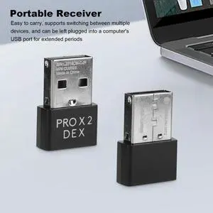 Pairing USB Receiver Replacement for PRO X SUPERLIGHT 2 DEX Mouse Replacement USB Receiver Easy To Use 8000Hz Ready Pairing USB Receiver Replacement for PRO X SUPERLIGHT 2 DEX Mouse Replacement USB Receiver Easy To Use 8000Hz Ready