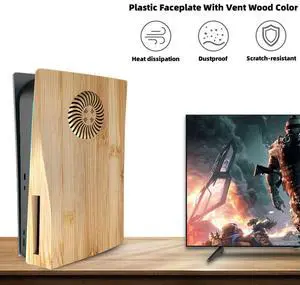 Protective Faceplate Replacement Face Plate Cover Shell Skin Case With Cooling Hole Anti-Scratch for PS Console Disc Edition Protective Faceplate Replacement Face Plate Cover Shell Skin Case With Cooling Hole Anti-Scratch for PS Console Disc Edition