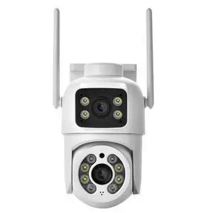 4MP Outdoor Surveillance Camera Night Vision Auto Tracking Camera Two Way Audio Camera for Apartment Cottage Garage 4MP Outdoor Surveillance Camera Night Vision Auto Tracking Camera Two Way Audio Camera for Apartment Cottage Garage