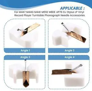 For Shure M447 M44G M44E M55E M80E AP76 DJ Stylus LP Vinyl Record Player Turntable Phonograph Needle Accessories For Shure M447 M44G M44E M55E M80E AP76 DJ Stylus LP Vinyl Record Player Turntable Phonograph Needle Accessories