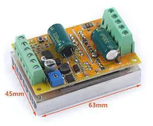 DC6.5-50V 380W 16A BLDC Three Phase DC Brushless Motor Controller PWM Motor Speed Controller Driver Board without Hall Sensor DC6.5-50V 380W 16A BLDC Three Phase DC Brushless Motor Controller PWM Motor Speed Controller Driver Board without Hall Sensor