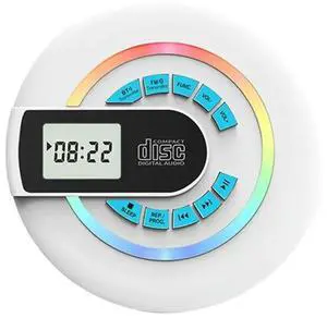 FM Transmitter, AUX Input CD Player With Speaker Bluetooth Walkman Player For Car Featuring LCD Display RGB Light FM Transmitter, AUX Input CD Player With Speaker Bluetooth Walkman Player For Car Featuring LCD Display RGB Light