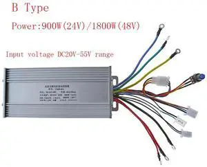 With Hall Input DC 20-55v 900W (24V) 1800W (48V) Motor Controller Sensor/Sensorless Brushless Motor Drive Three-phase Controller With Hall Input DC 20-55v 900W (24V) 1800W (48V) Motor Controller Sensor/Sensorless Brushless Motor Drive Three-phase Controller