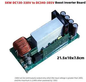 5000W Adjustable DC130-330V to DC340-385V Inverter Board Full-power Boost Non-isolated 5kw Power Supply Module Constant Voltage 5000W Adjustable DC130-330V to DC340-385V Inverter Board Full-power Boost Non-isolated 5kw Power Supply Module Constant Voltage