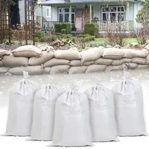 Empty Poly Sandbags Heavy Duty Sand bags for Flooding Flood Water Barrier 10pcs Empty Poly Sandbags Heavy Duty Sand bags for Flooding Flood Water Barrier 10pcs