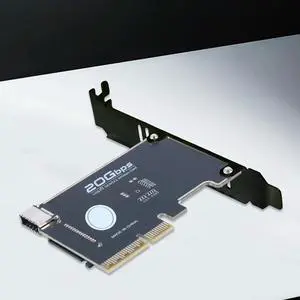 PCIE To Type-E Expansion Card USB 3.2 GEN2 20Gb Riser Board Expansion Card Riser Converter for Desktop PC Front Panel TYPE C PCIE To Type-E Expansion Card USB 3.2 GEN2 20Gb Riser Board Expansion Card Riser Converter for Desktop PC Front Panel TYPE C