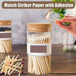 14Pcs Match Striker Paper Self-adhesive Phosphorus DIY Manual Match Eraser Leather Flower Phosphorus Paper 14Pcs Match Striker Paper Self-adhesive Phosphorus DIY Manual Match Eraser Leather Flower Phosphorus Paper