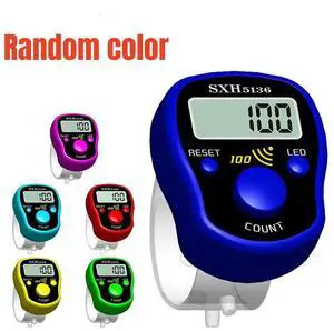 Mini Finger Counter LCD Electric Digital Display with Light Tally Counter Stitch Marker Sewing Knitting Weave Buddha Pray Soccer Mini Finger Counter LCD Electric Digital Display with Light Tally Counter Stitch Marker Sewing Knitting Weave Buddha Pray Soccer