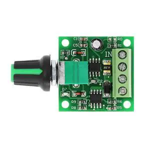 DC Motor Speed Regulator 1.8V 3V 5V 6V 12V 2A Speed Regulator Switch Function DC Motor Speed Regulator 1.8V 3V 5V 6V 12V 2A Speed Regulator Switch Function